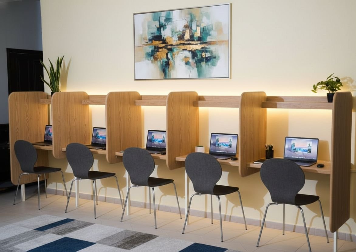 THELIMS Coworking Space — Booths modernes